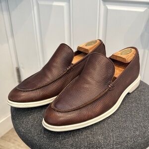 To Boot Forza Dark Brown Deerskin loafers